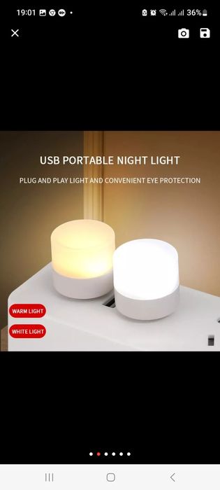 USB LED міні лампочка 1W, usb лампа для повербанка.