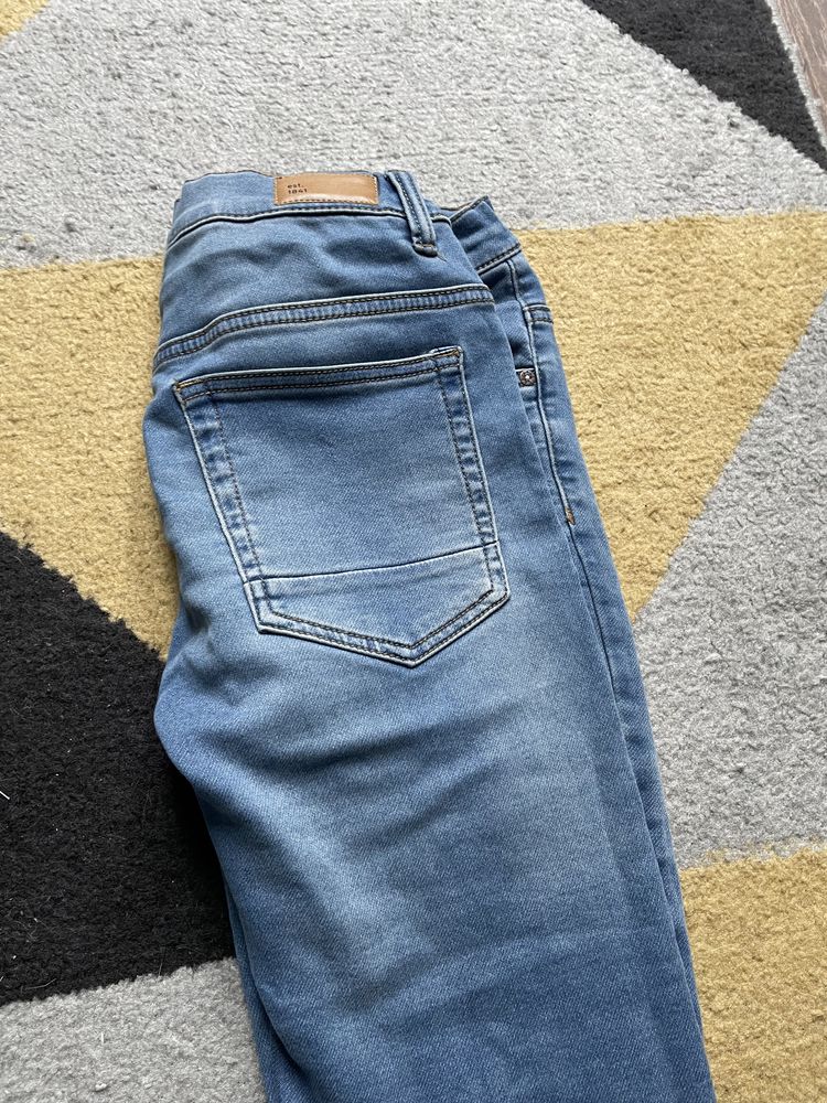 Spodnie dla chłopca jasny jeans 170, slim fit, C&A