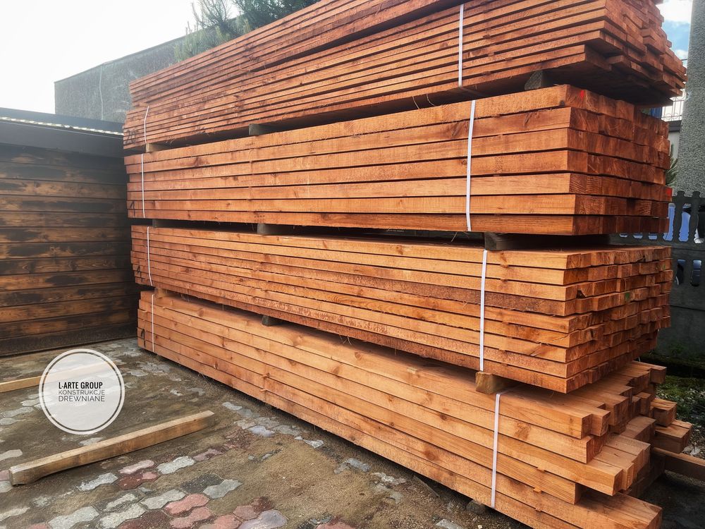 Kantówka 100x100 mm impregnowane - drewno budowlane