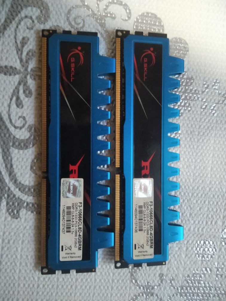 Продам ОЗУ 2*2 1333 частота ddr3 gskill