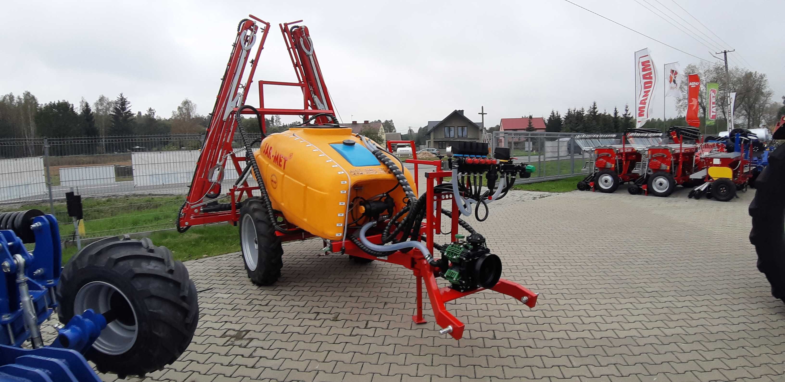 Opryskiwacz Ciągany Biardzki 1200l 1500l JarMet Brandi Lance 15m 2000l