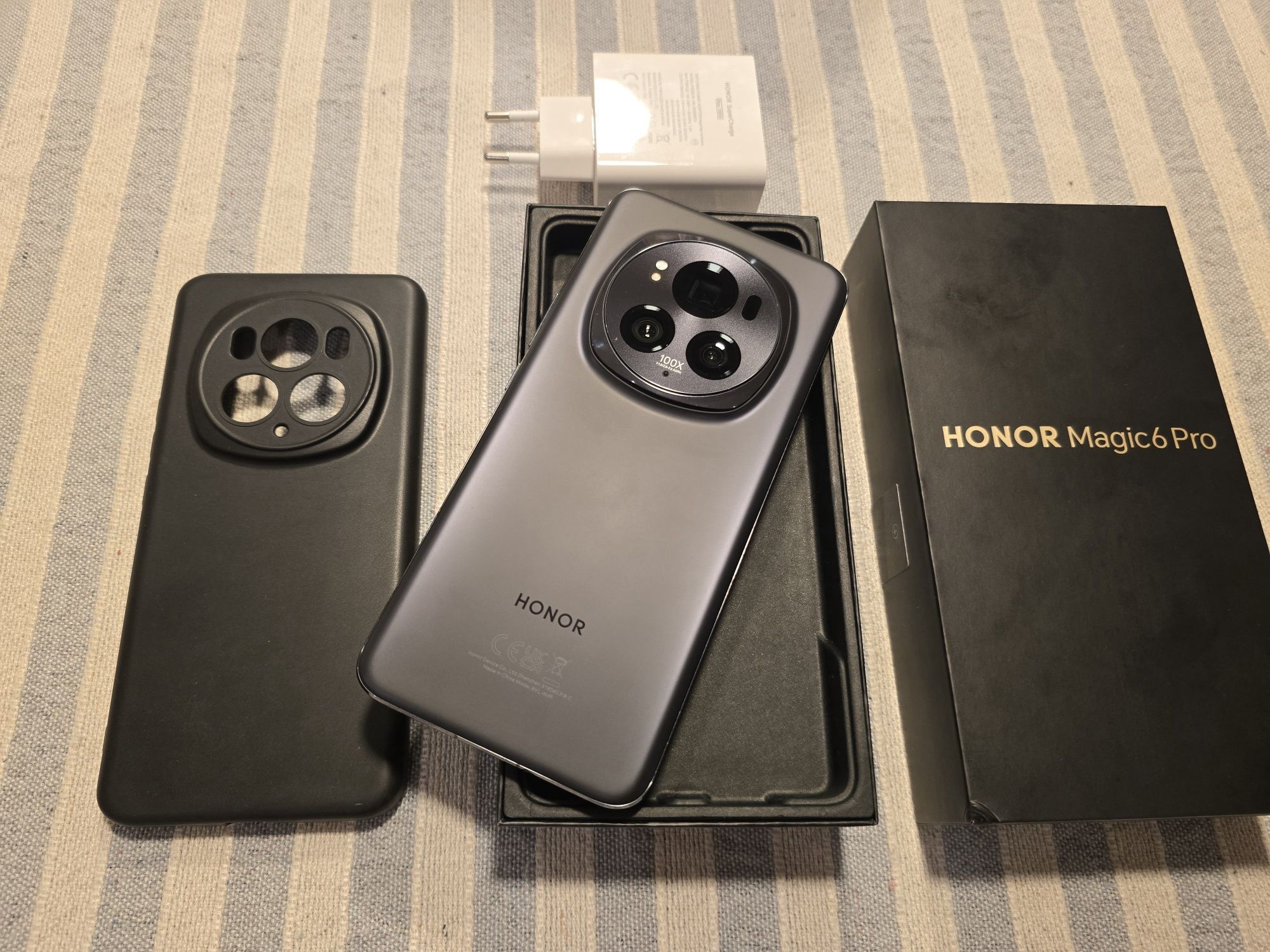 Honor Magic 6 Pro 512GB NOVO. Troca/retoma. Caixa, acessórios. Capas