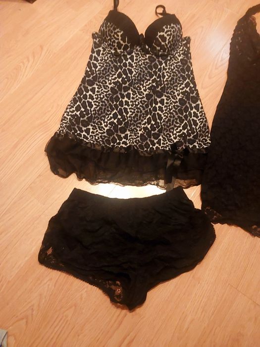 Zestaw nocny koszule i spodenki