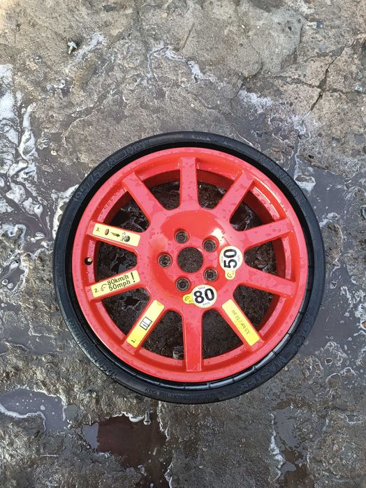 Koło zapasowe Porsche macan 5x112 pompowane 195/75r18
