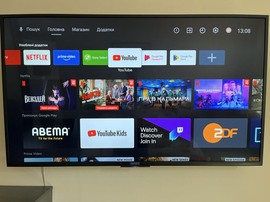 Телевізор Sony 4к 55 Smart,Android