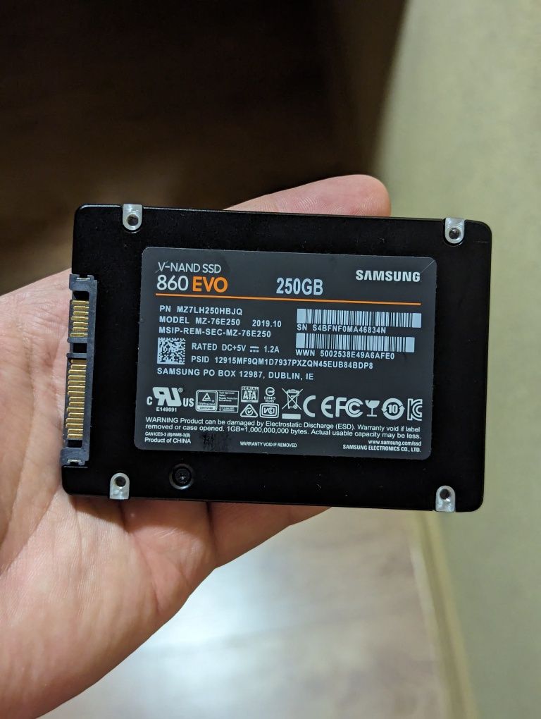 Samsung SSD 860 EVO 250GB