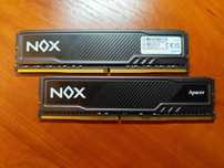 Оперативна память по 16гб 32гб Apacer NOX DDR4-3000 16384MB PC4-24000