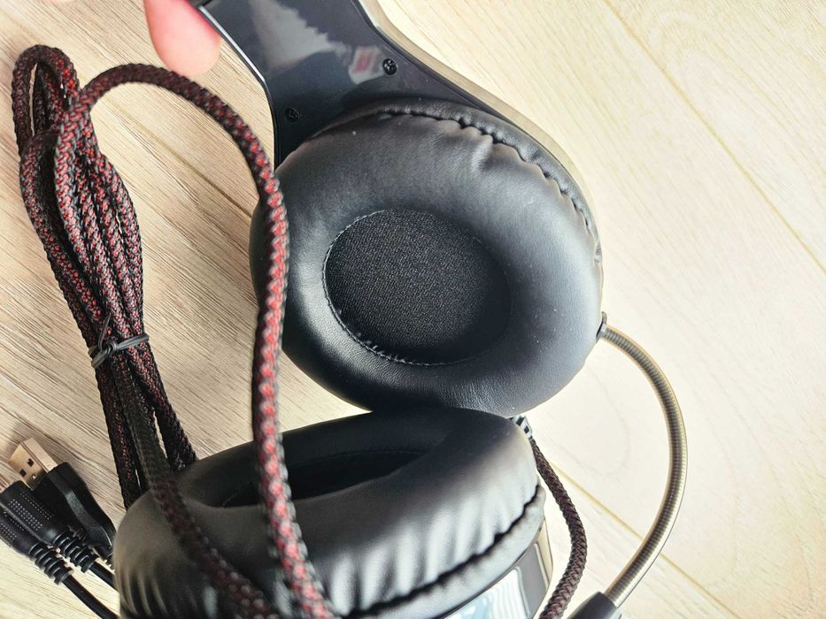 Słuchawki HAVIT H2232D Nauszne NOWE dla graczy gamingowe mikrofon LED