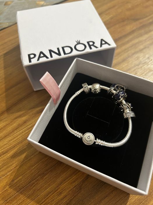 PANDORA bransoletka stebrna