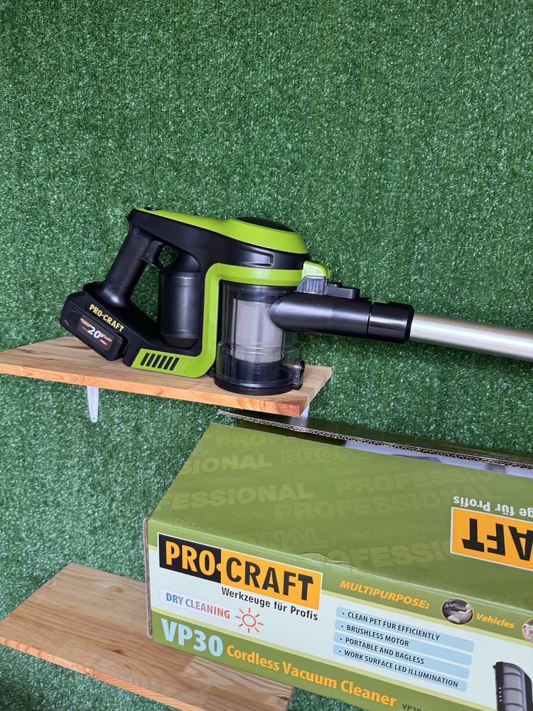 Акумуляторний будівельний пилосос Procraft VP30