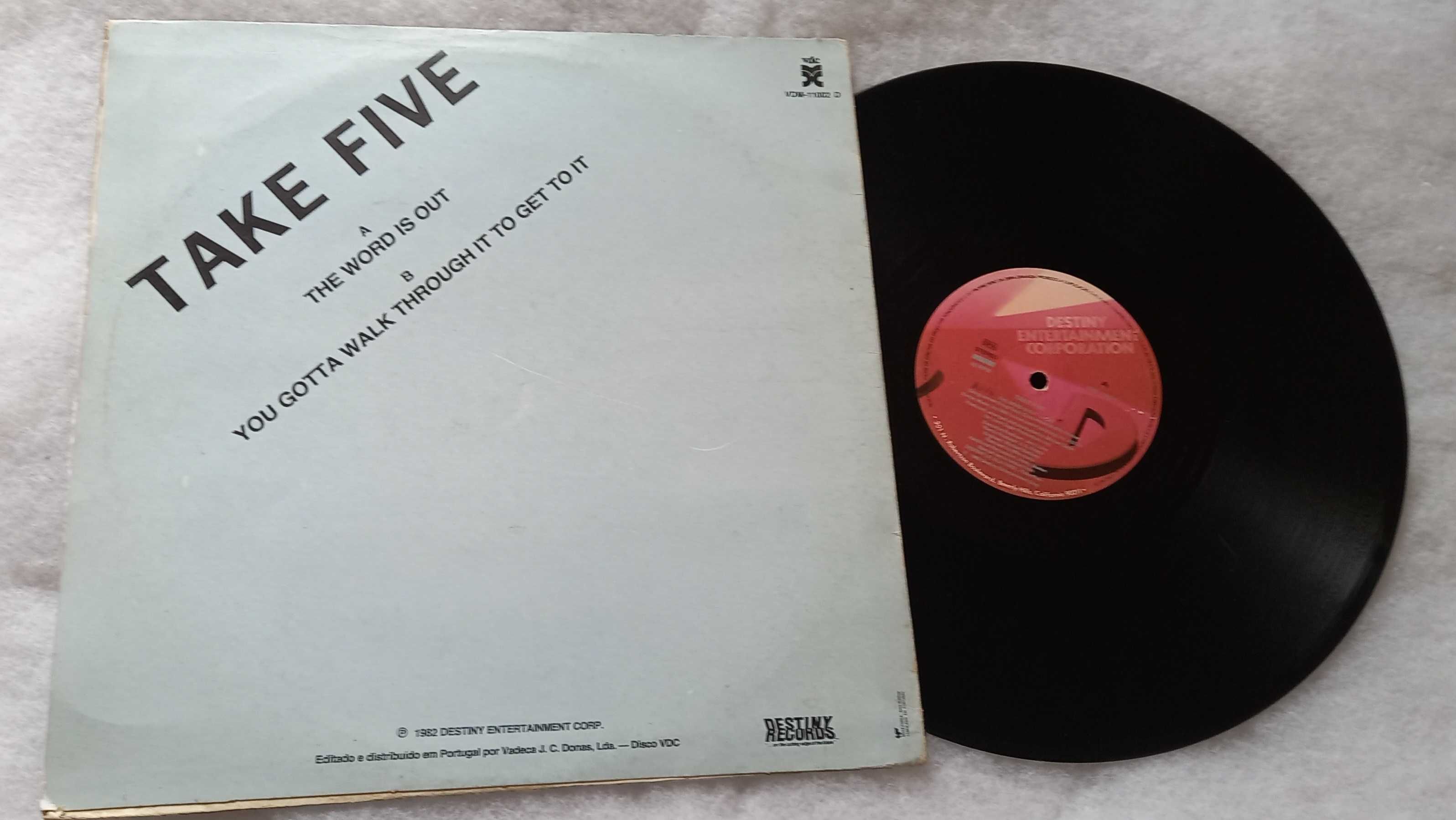 Take Five ‎– The Word Is Out maxi 1982 disco/funk