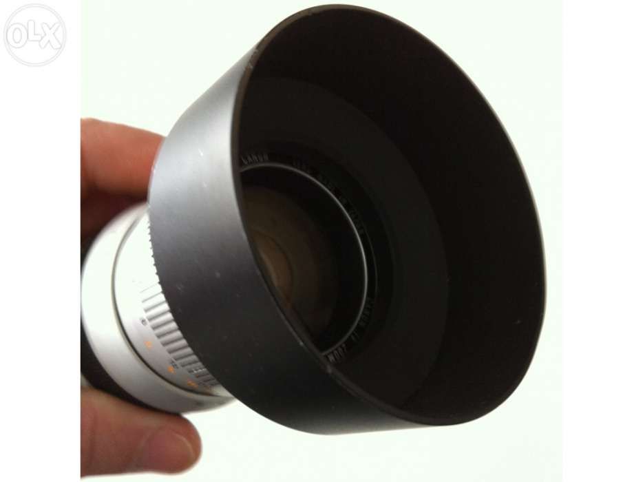 Lente Canon + Para-sol original metálico - Oferta de portes