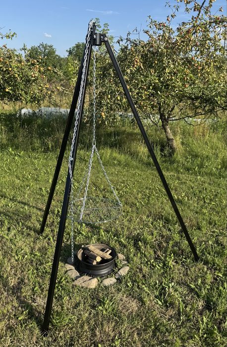 Grill trójnóg z rusztem