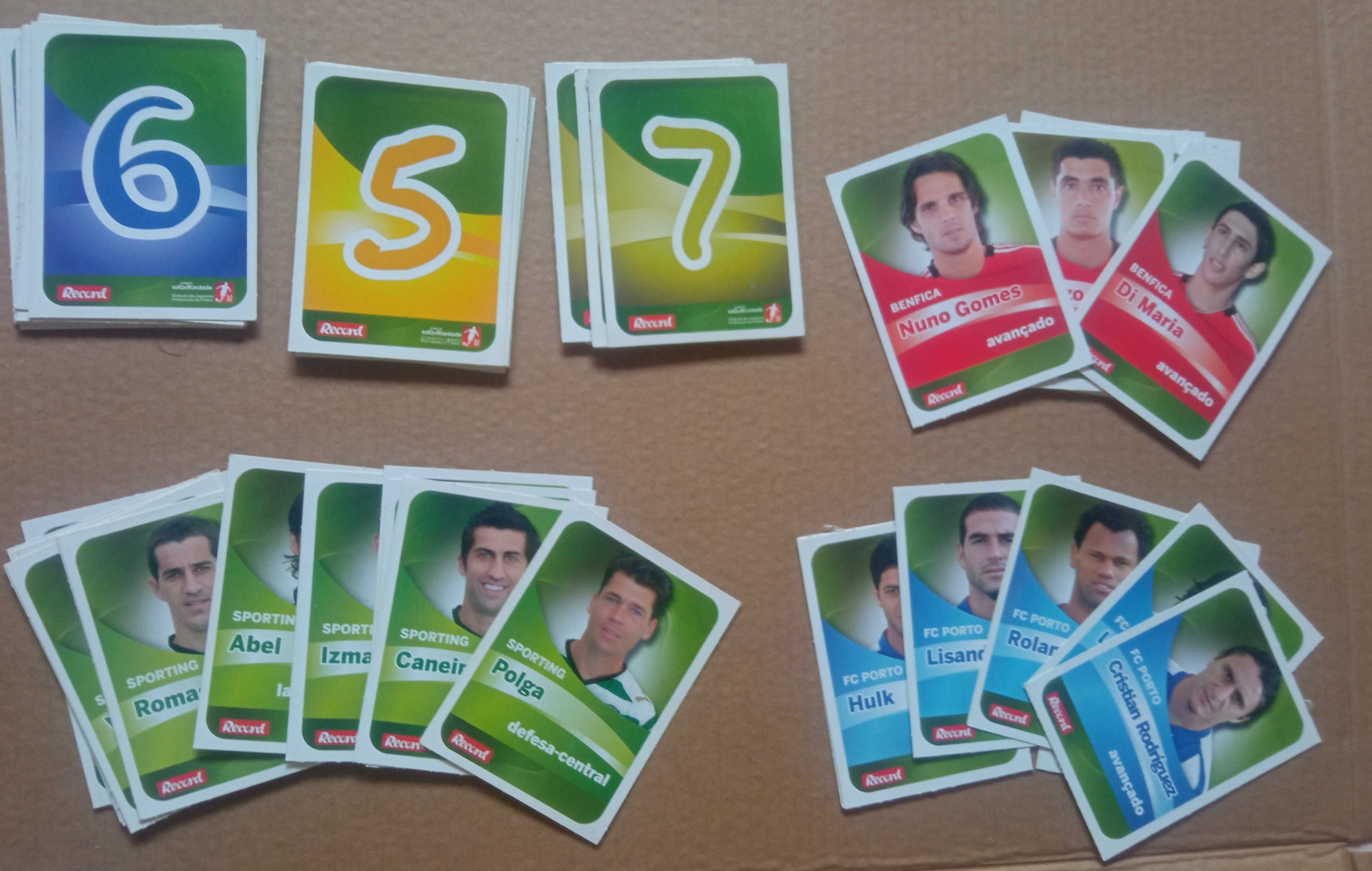 Cartas Jogo Futebol de Primeira