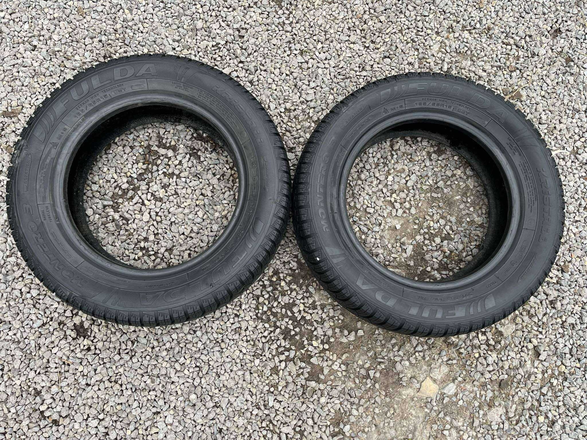 Opony 185/65R15 Fulda Kristall Montero 3 Zima 2sztuki 6,51mm