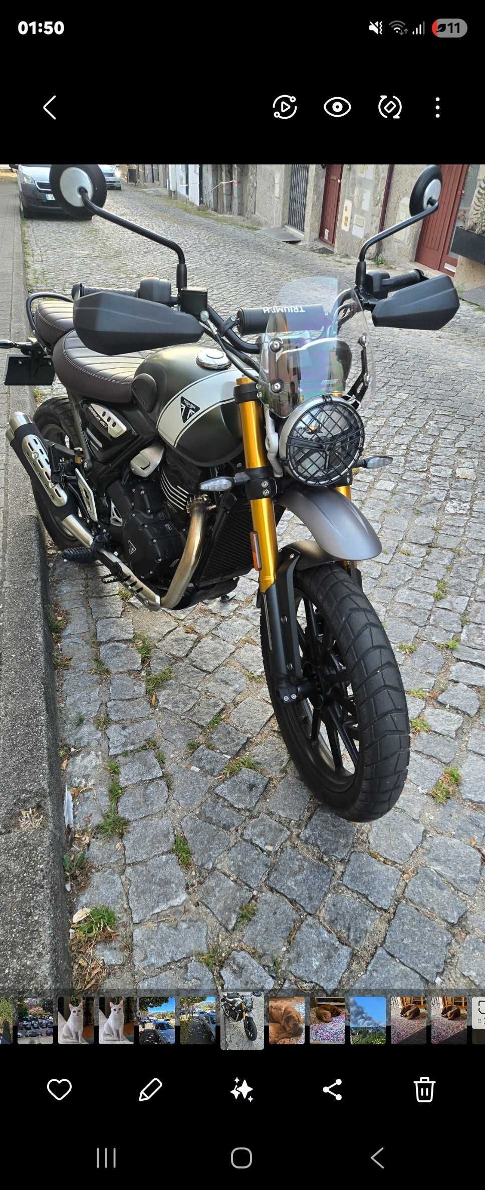 Triumph 400x scrambler