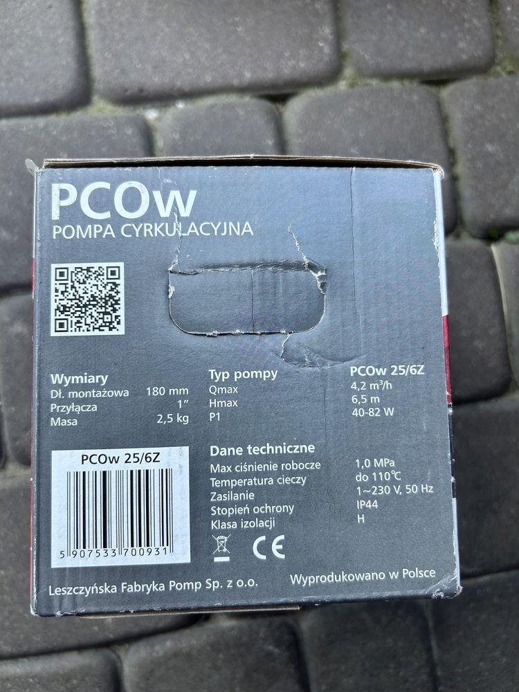 Pompa cyrkulacyjna PCOw 25/6Z