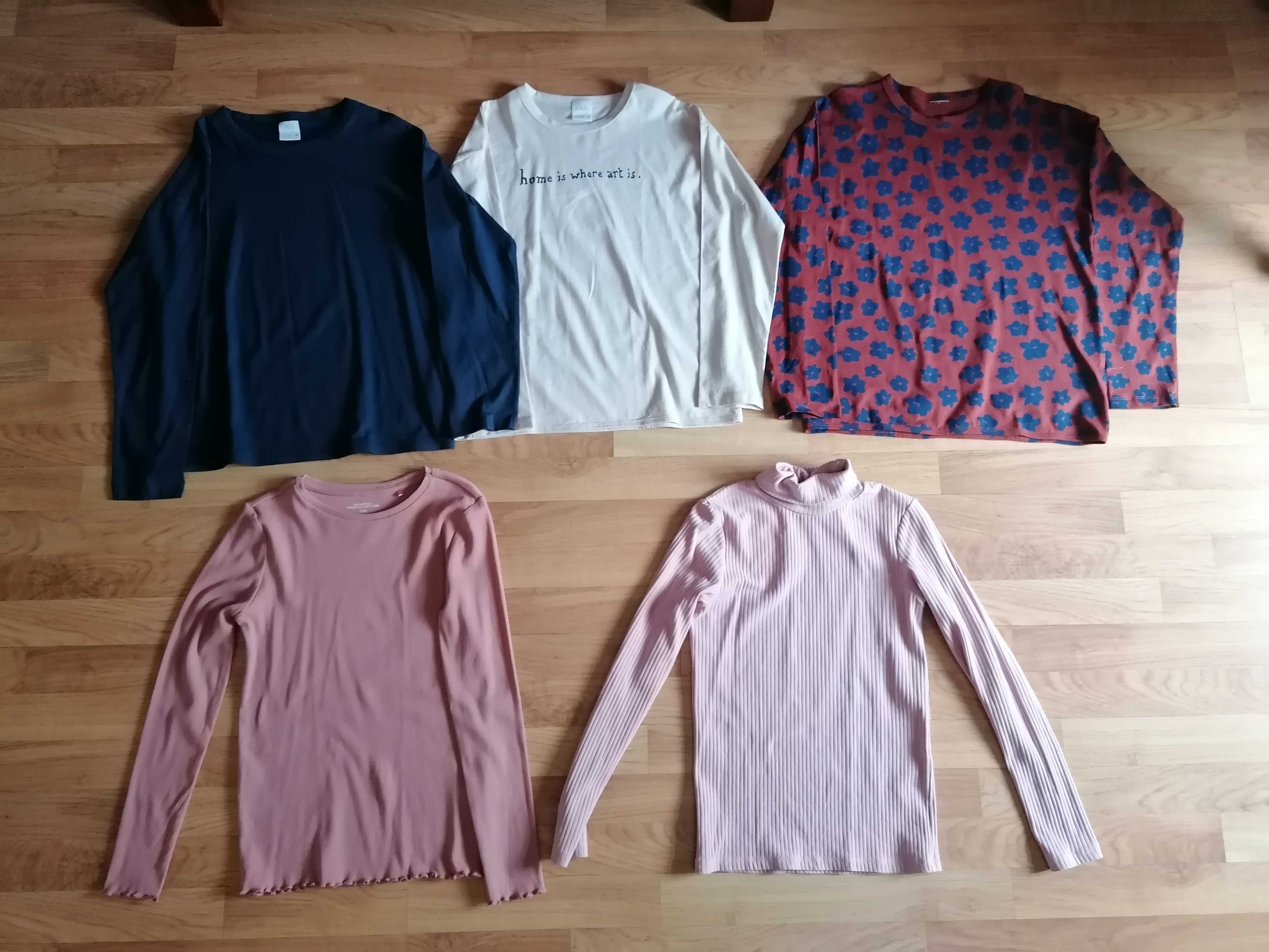 Bluzki 152 Zara 3 szt, 1 Reserved, nowe + gratis golf Cool Club