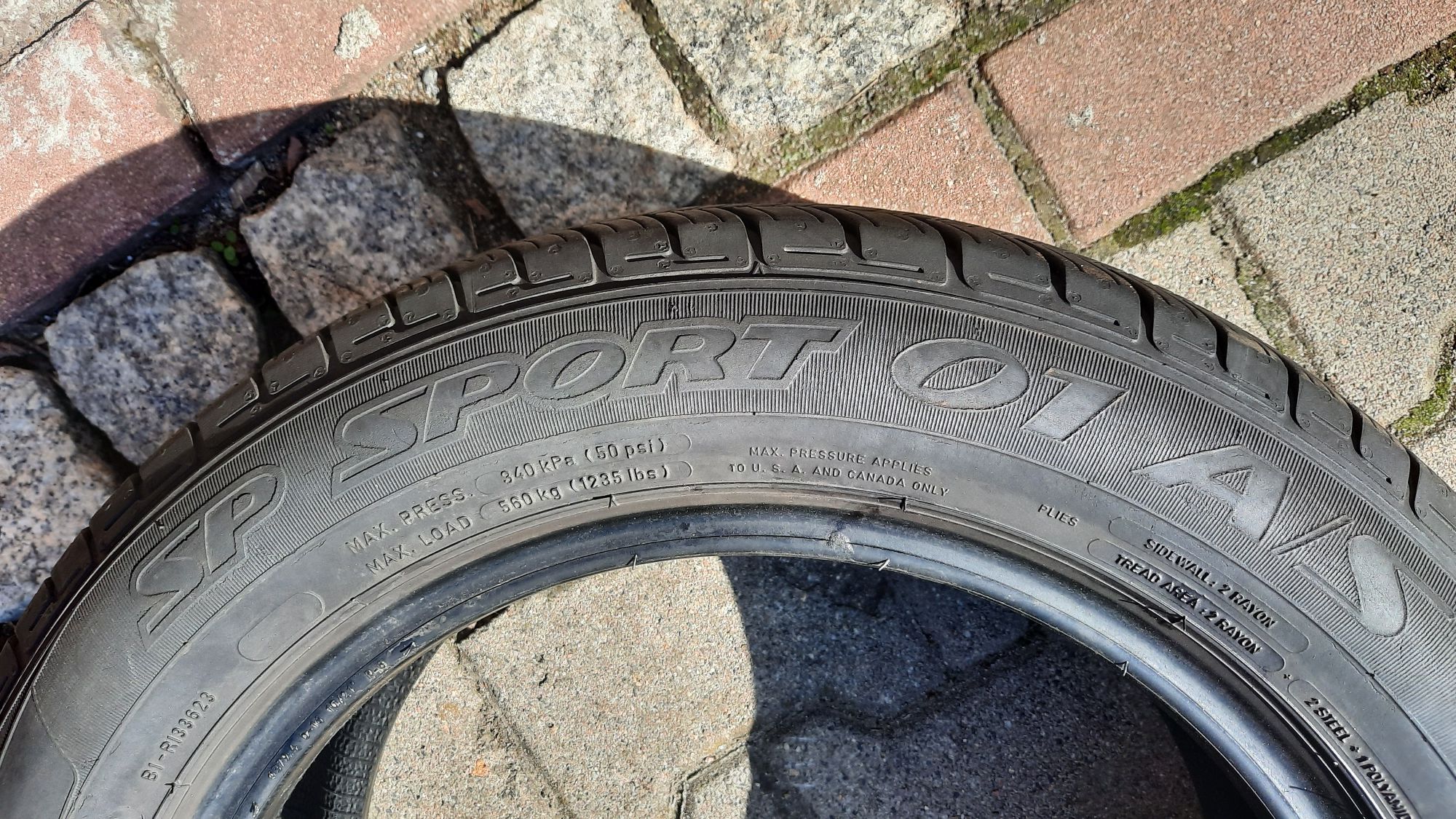 Dunlop 185/60 R15 SP Sport 01 A/S wielosezonowe