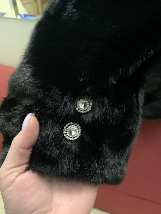 ШУБА з еконорки з капюшоном преміум якості