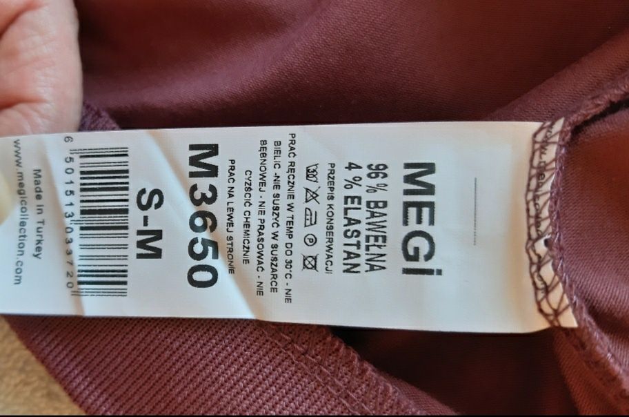 Bluzka Megi M Burgund