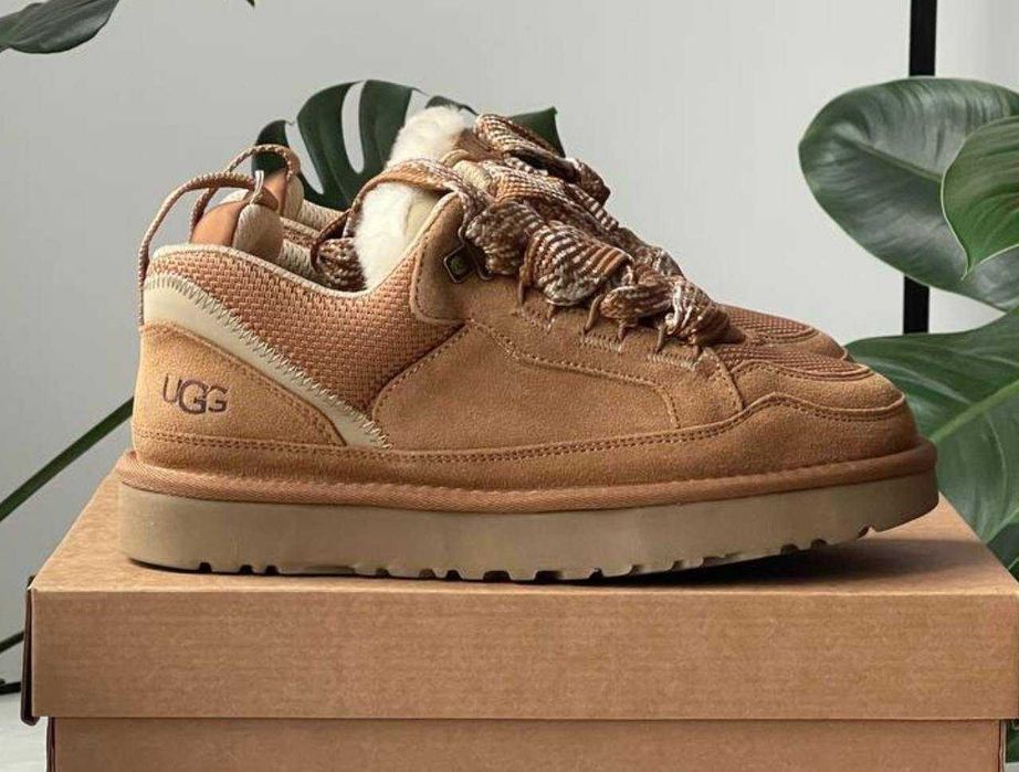Женские зимние кроссовки UGG Lowmel Sneaker угги с мехом зимові угі