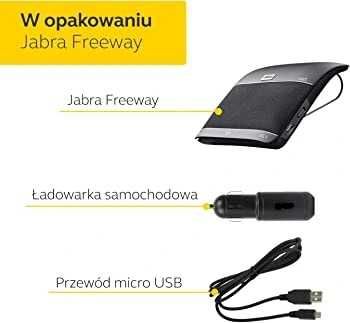 Zestaw głośnomówiący Jabra FREEWAY do samochodu NOWY