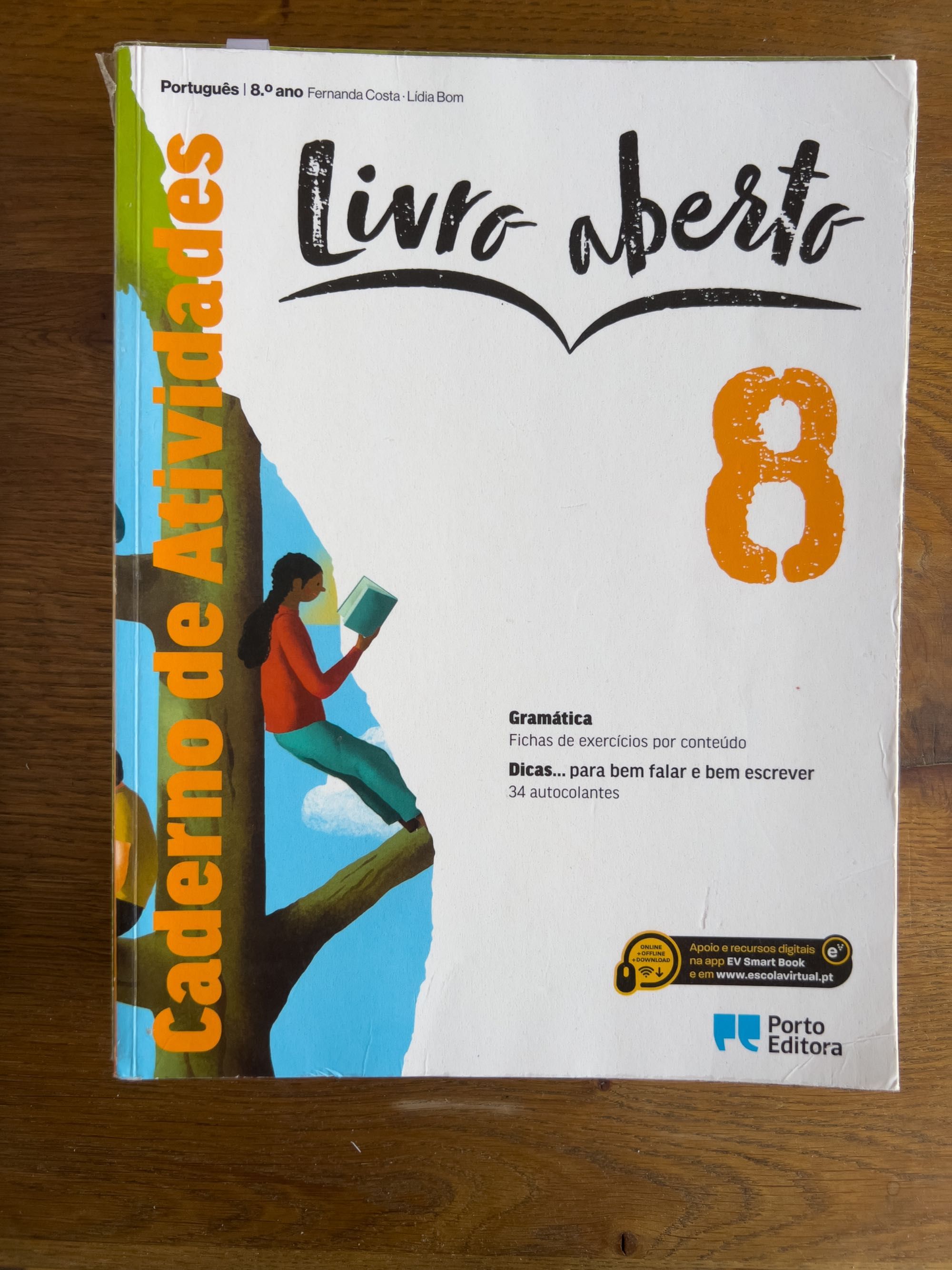 Livro aberto - Português - 8.º Ano Manual + Atividades