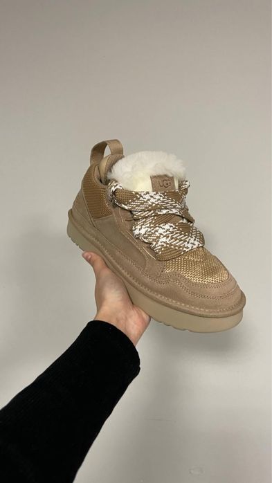 Угі кросівки зимові ловиел пісочні Lowmel Sneaker Sand