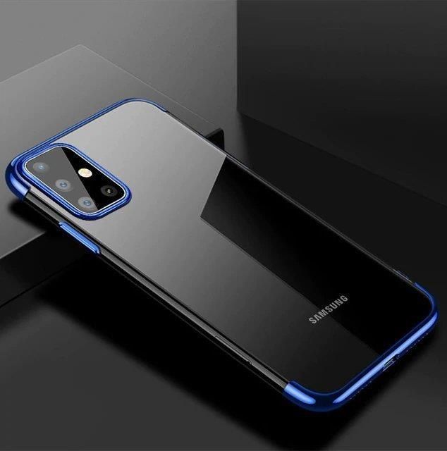 Pokrowiec Clear Color Żelowy do Samsung Galaxy A72 4G, Niebieski