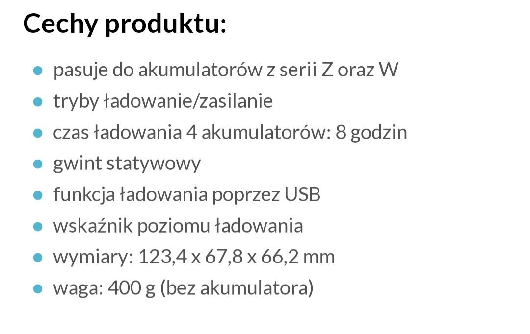 Sony Multi Battery Adaptor Kit ładowarka 4x A7 III seria Z i W