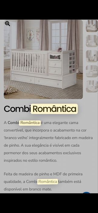 Cama  convertivel   Trama  como nova