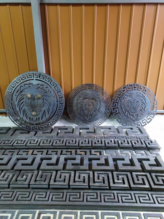 Лазерная резка металла Декоративные металлические вставки Ворота Забор