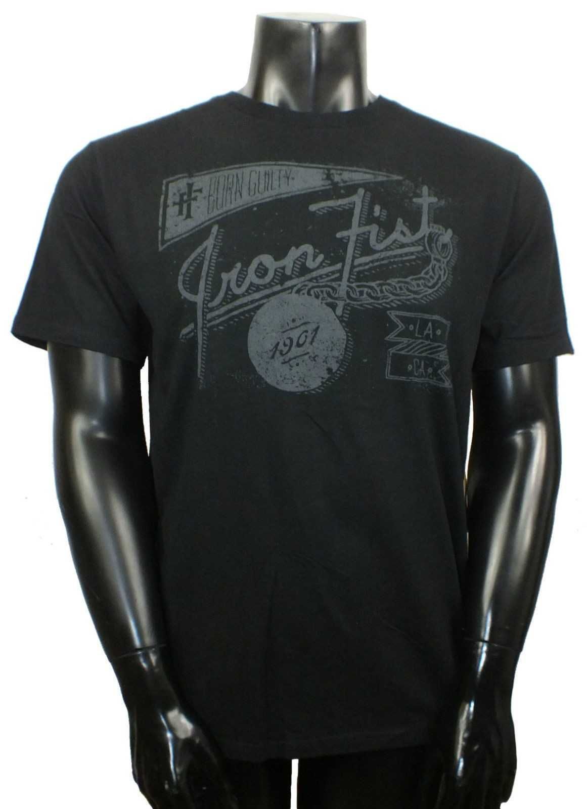 Affliction и Iron Fist, две мужские футболки, размер 50(L-XL)