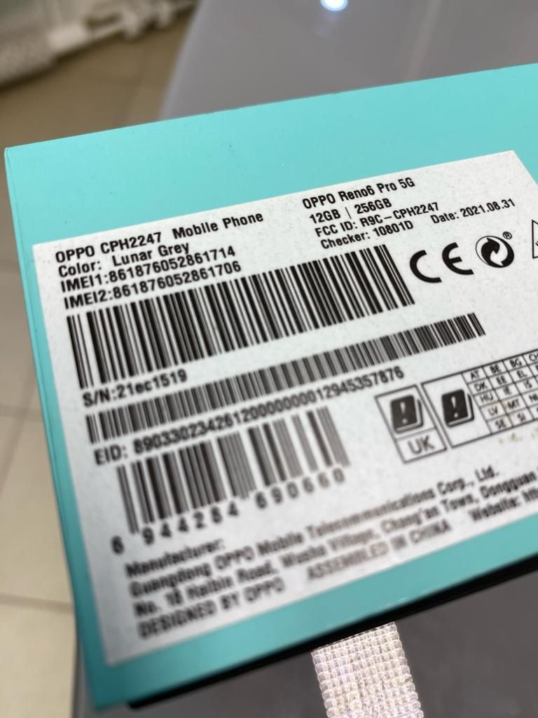 OPPO Reno 6 Pro 5G CPH2247 nowy 12/256gb