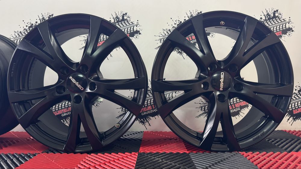 Alufelgi Carmani Czarne 17" 5x112 VW Audi Skoda Seat