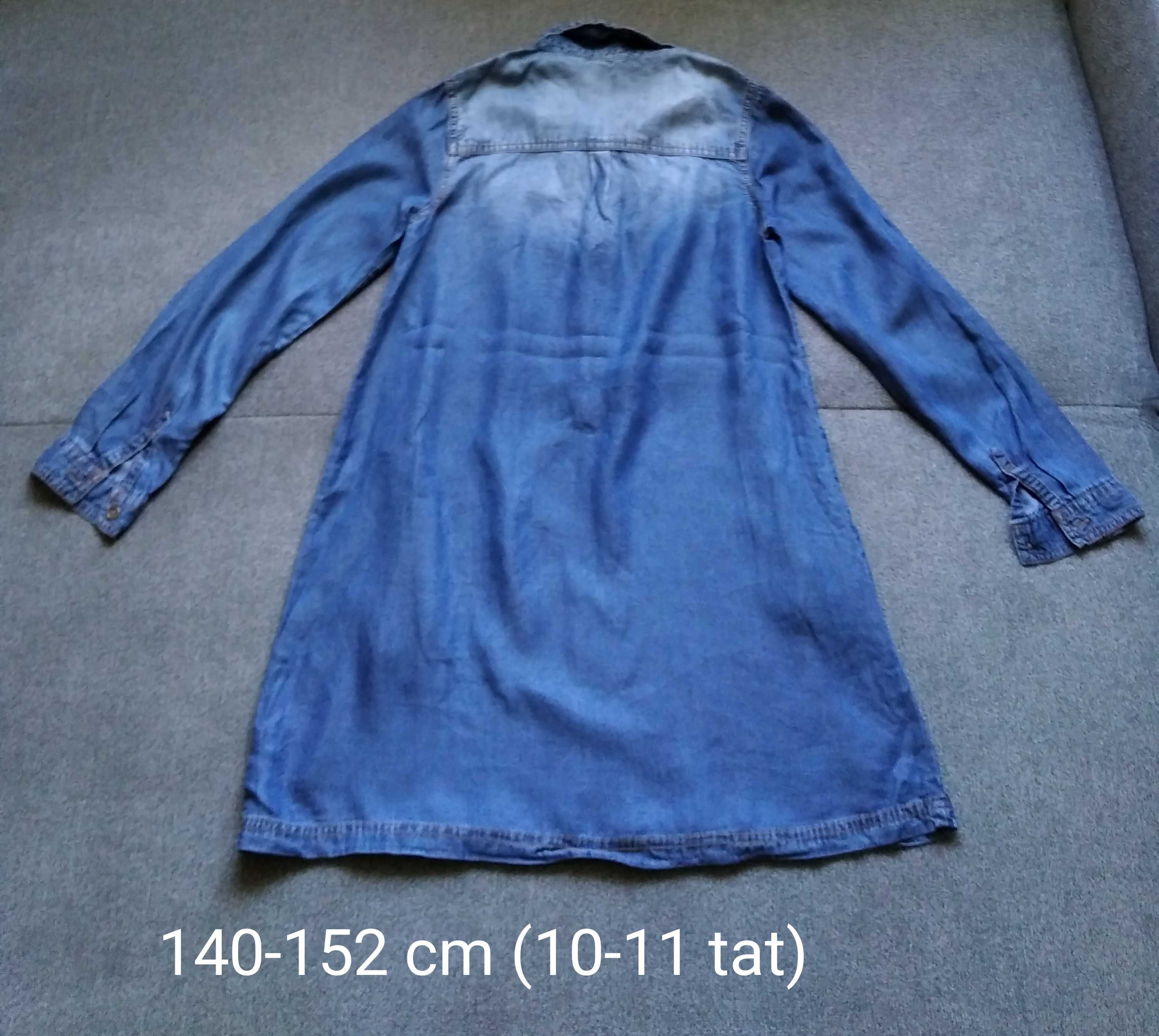 Sukienka jeansowa r. 140-146