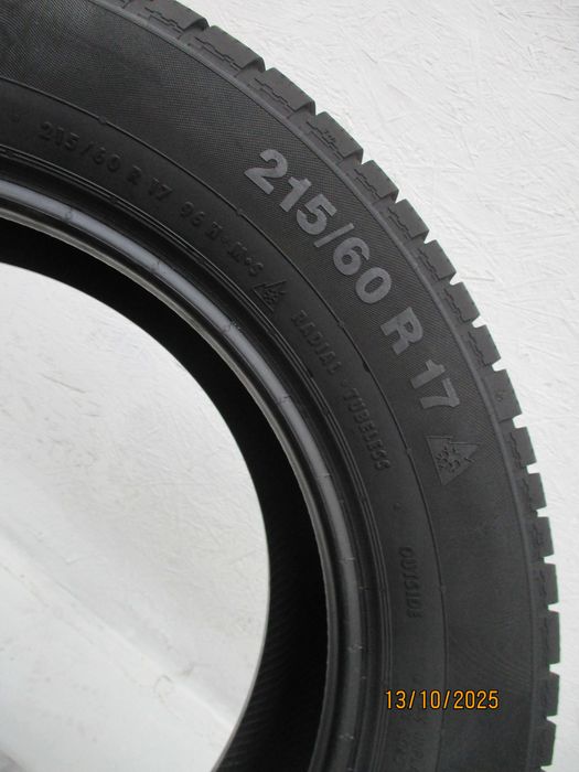 1x 215/60R17 Continental WinterContact TS 830P 7,8mm 15r.