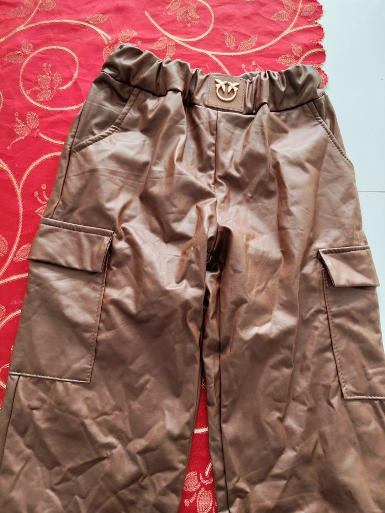 Legginsy brązowy