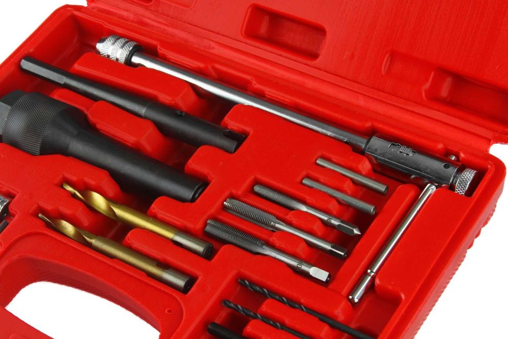 Zestaw do wyciągania urwanych świec żarowych Solidny Profesjonalny