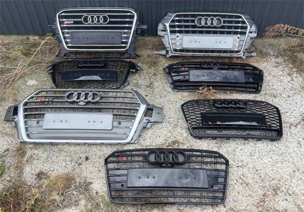 ОТПРАВИМ СЕГОДНЯ! Решетки ауди A1, A3, A4, A5, A6, A7, A8 решотки audi