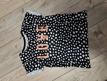 T-shirt dziewczęcy z napisem Primark r. 140