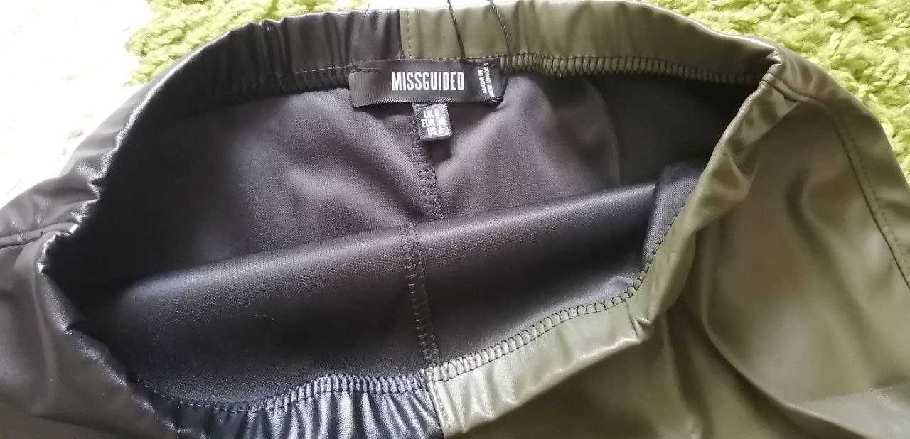 Шкіряна спідниця Missguided Юбка КОЖА Англія S-M кожаная Двухцветная