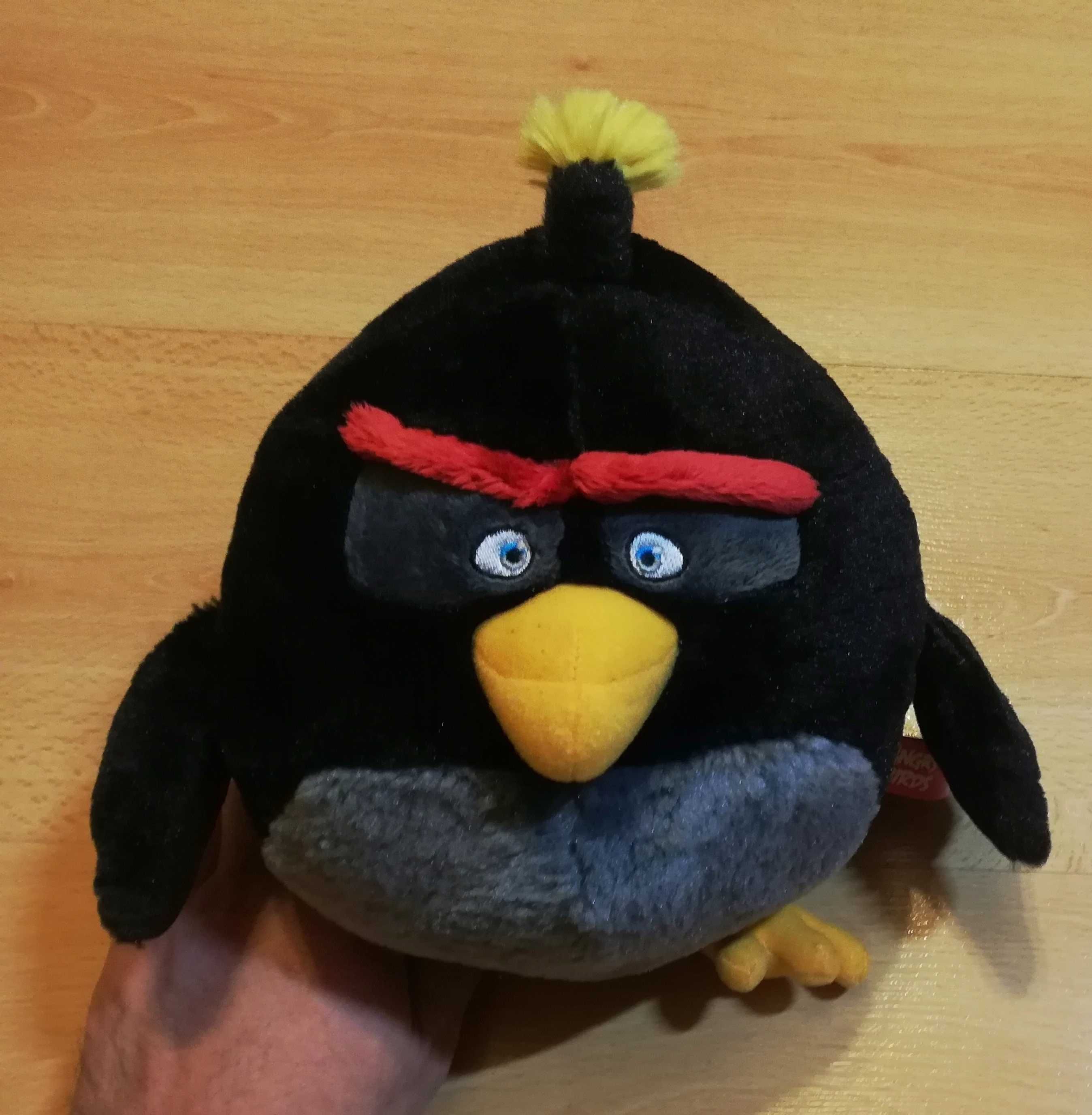 maskotka pluszak Angry Birds Bomba czarny ptak 26cm XL