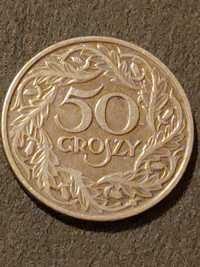 Moneta 50 groszy z 1923 roku.