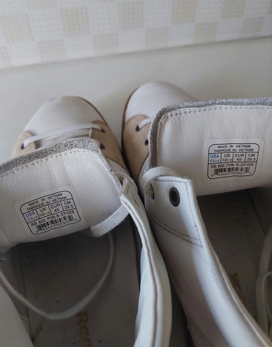 (29 - 29,5см) Кожаные кроссовки Reebok.