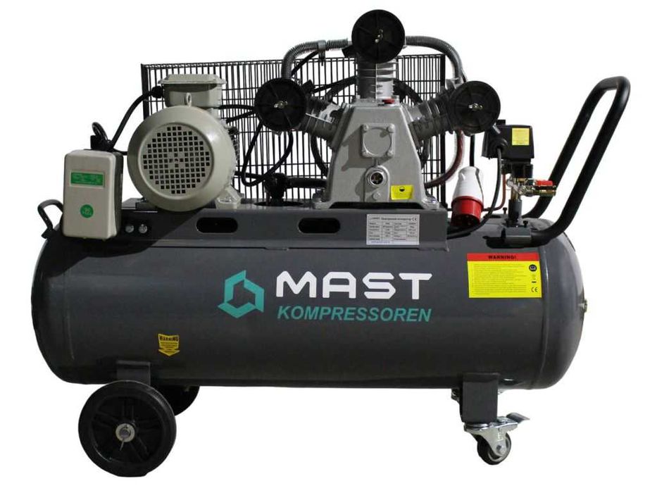 Поршневий компресор MAST TA65/100L 400V 12.5BAR 420 л/хв