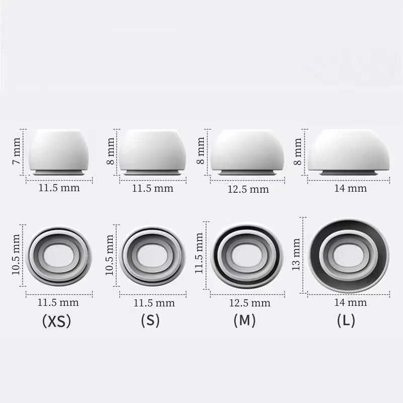 Амбушюри для AirPods Pro 1/2 (Розміри на вибір: XS, S, M, L)