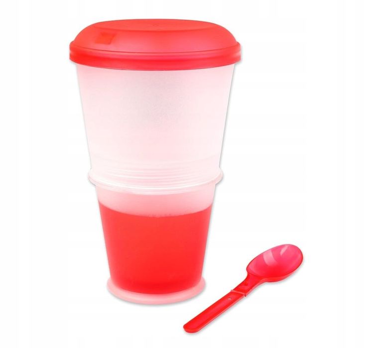 Kubek Na Jogurt Schramm Pojemnik Na Musli Z Wbudowaną Komorą Chłodzącą