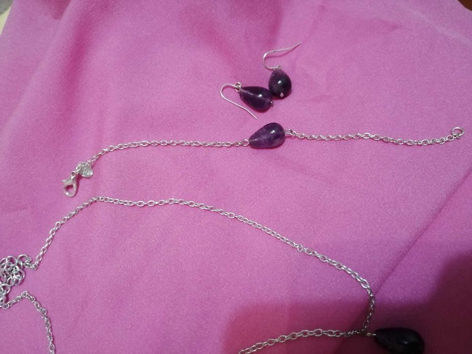 Набор украшений с камнем